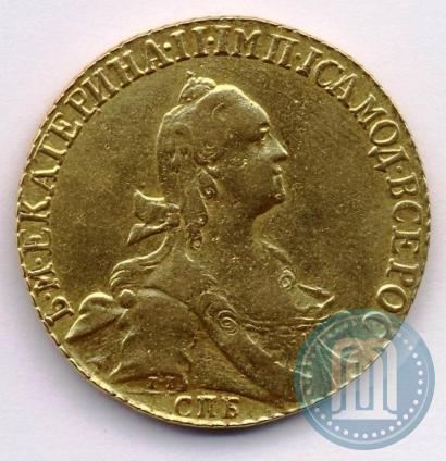 Picture 10 roubles 1773 year СПБ 