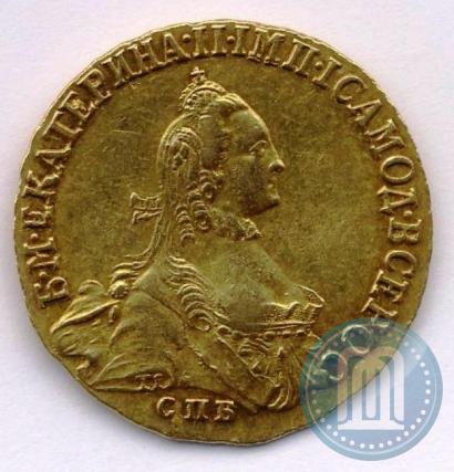 Picture 5 roubles 1765 year СПБ 