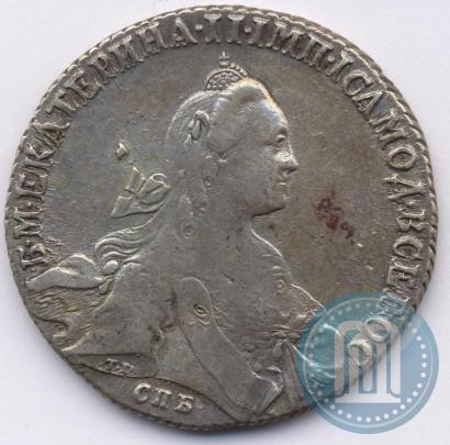 Фото 1 рубль 1766 года СПБ-АШ 