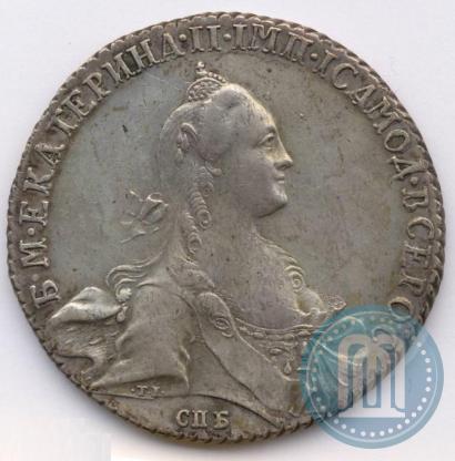 Фото 1 рубль 1768 года СПБ-СА 