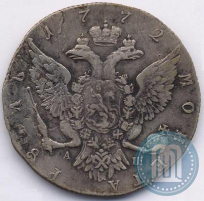 Фото 1 рубль 1772 года СПБ-АШ 