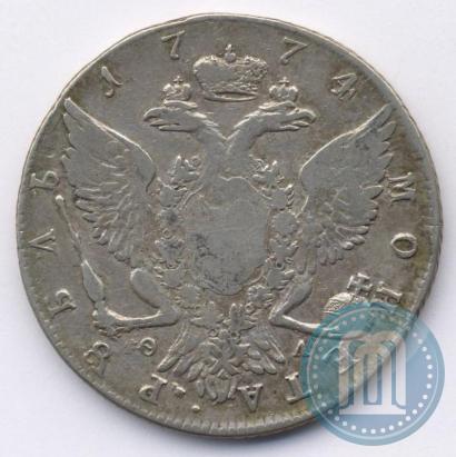 Фото 1 рубль 1774 года СПБ-ФЛ 