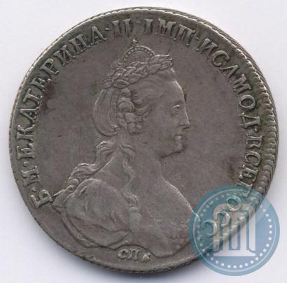 Фото 1 рубль 1780 года СПБ-ИЗ 