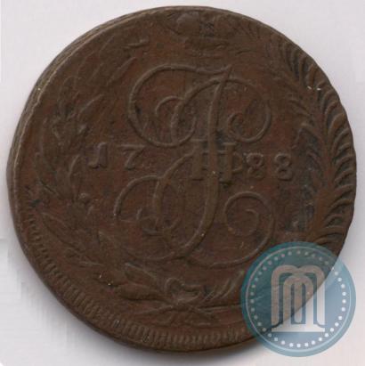 Фото 5 копеек 1788 года СПМ 
