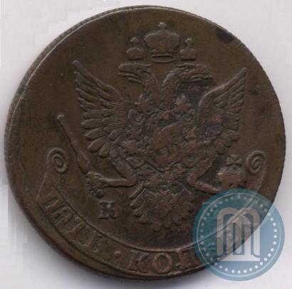 Picture 5 kopecks 1781 year КМ 