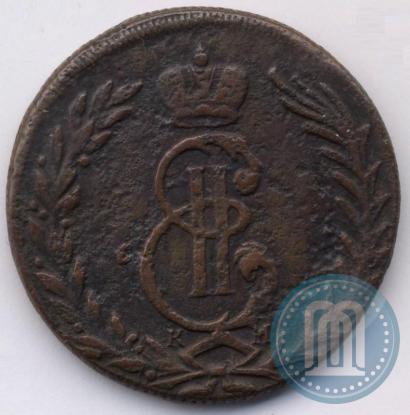 Фото 5 копеек 1771 года КМ 