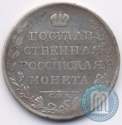 Фото 1 рубль 1808 года СПБ-МК 