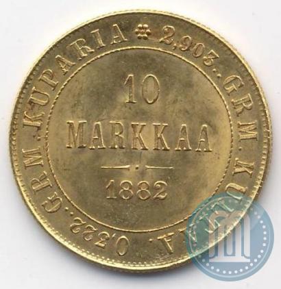 Picture 10 markkaa 1882 year S 