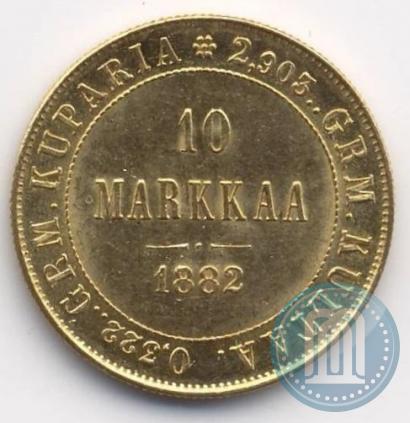 Picture 10 markkaa 1882 year S 