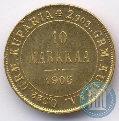 Picture 10 markkaa 1905 year L 