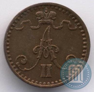 Picture 1 penni 1865 year  
