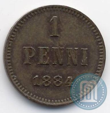 Picture 1 penni 1884 year  