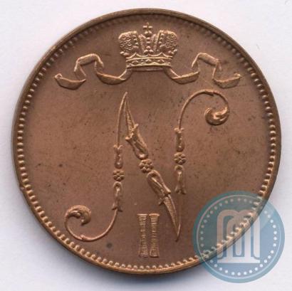 Picture 5 pennia 1914 year  