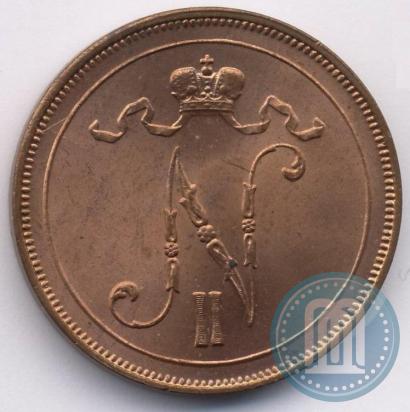 Picture 10 pennia 1911 year  