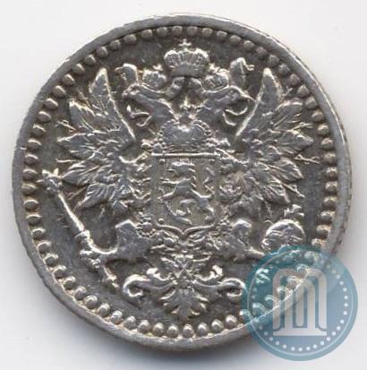 Фото 25 пенни 1869 года S 