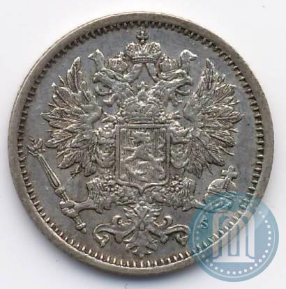 Picture 25 pennia 1872 year S 
