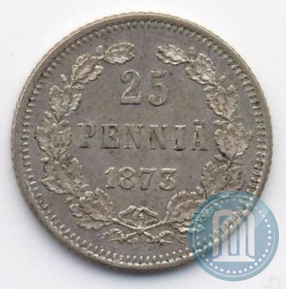 Picture 25 pennia 1873 year S 