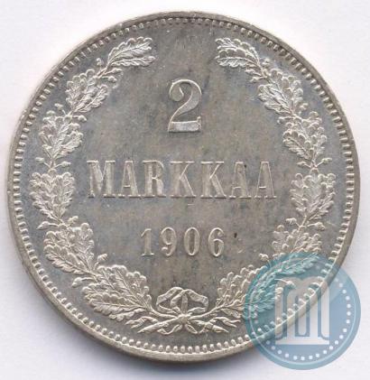 Picture 2 markkaa 1906 year L 