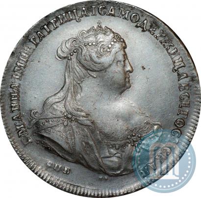 Picture 1 rouble 1740 year СПБ "Petersburg type"