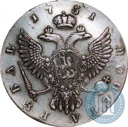 Picture 1 rouble 1751 year ММД 