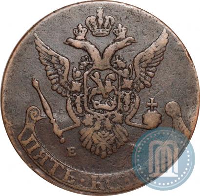 Picture 5 kopecks 1787 year ЕМ 