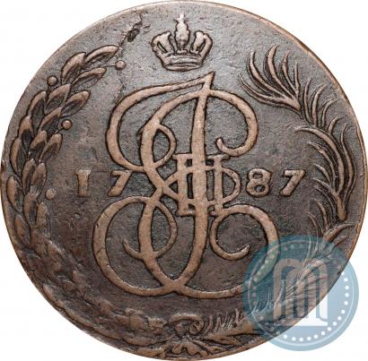 Picture 5 kopecks 1787 year ЕМ 