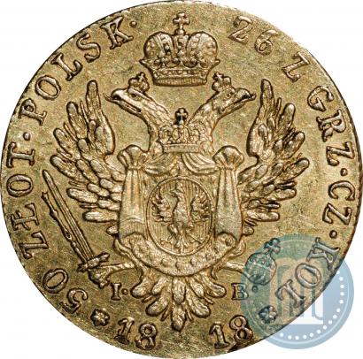 Picture 50 złotych 1818 year IB 