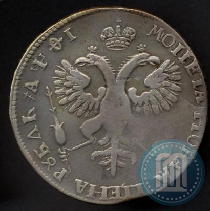 Фото 1 рубль 1719 года OK-L "Портрет в латах"