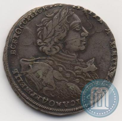 Фото 1 рубль 1723 года OK "Портрет в горностаевой мантии"