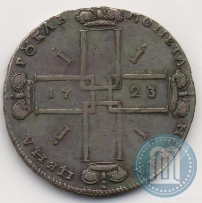 Фото 1 рубль 1723 года OK "Портрет в горностаевой мантии"