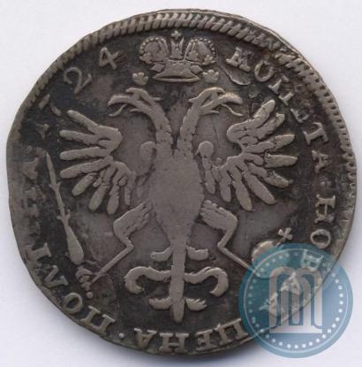 Picture Poltina 1724 year  "Portrait in ancient armour"