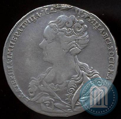Picture 1 rouble 1726 year  "Moscow type, portrait turned to the left"
