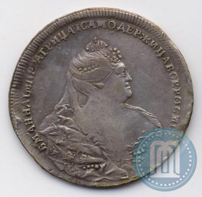 Picture 1 rouble 1738 year  "Moscow type"