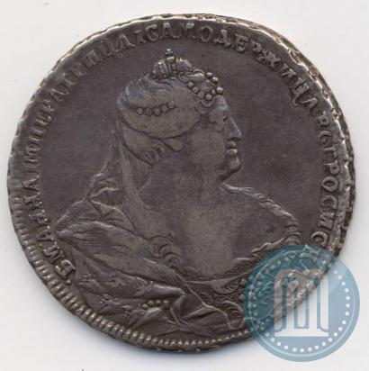 Фото 1 рубль 1738 года  "Московский тип"