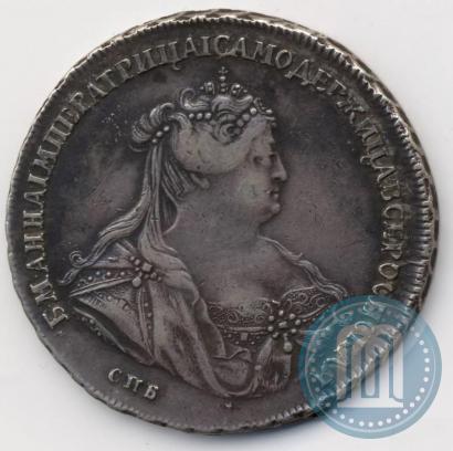 Фото 1 рубль 1740 года СПБ "Петербургский тип"