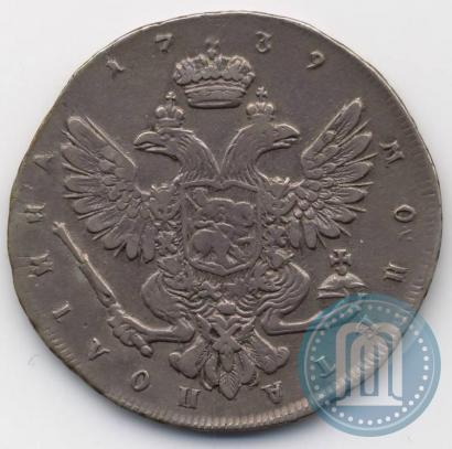 Picture Poltina 1739 year СПБ "Petersburg type"