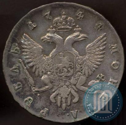 Picture 1 rouble 1744 year СПБ 