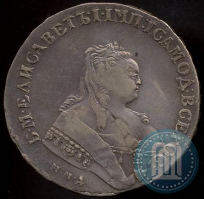 Picture 1 rouble 1749 year ММД 