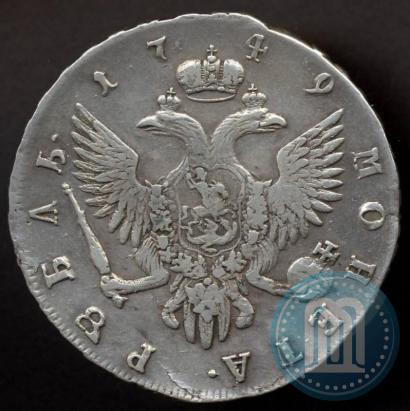 Фото 1 рубль 1749 года СПБ 