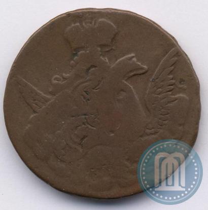 Picture 1 kopeck 1756 year  