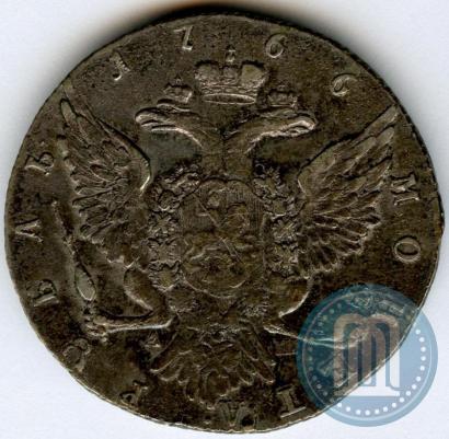 Picture 1 rouble 1766 year СПБ-АШ 