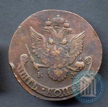 Picture 5 kopecks 1786 year КМ 