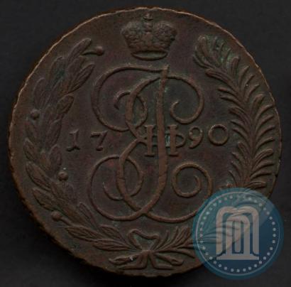 Picture 5 kopecks 1790 year АМ 