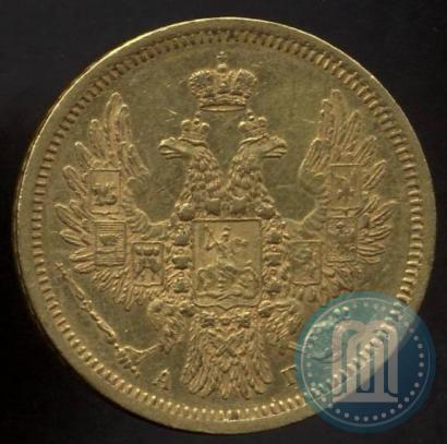 Picture 5 roubles 1852 year СПБ-АГ 