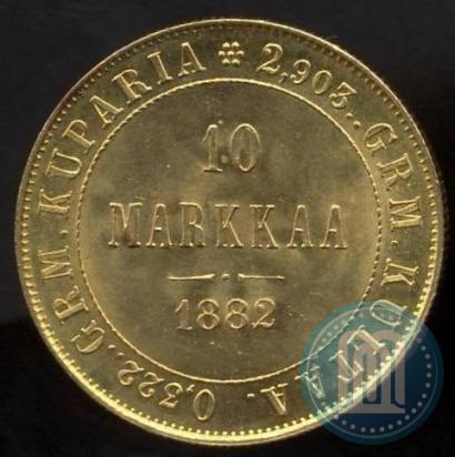 Picture 10 markkaa 1882 year S 
