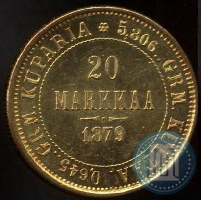 Picture 20 markkaa 1879 year S 