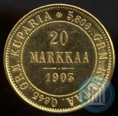 Picture 20 markkaa 1903 year L 