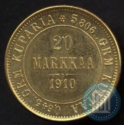 Picture 20 markkaa 1910 year L 