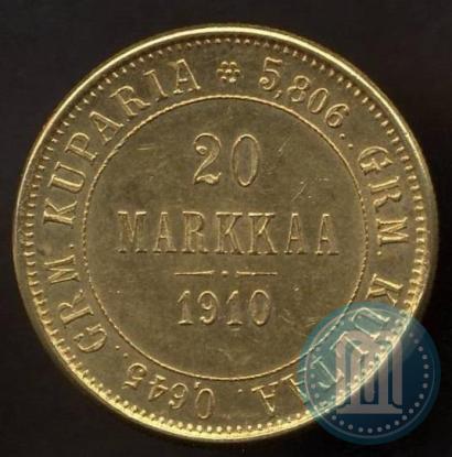 Picture 20 markkaa 1910 year L 