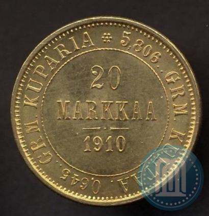 Picture 20 markkaa 1910 year L 